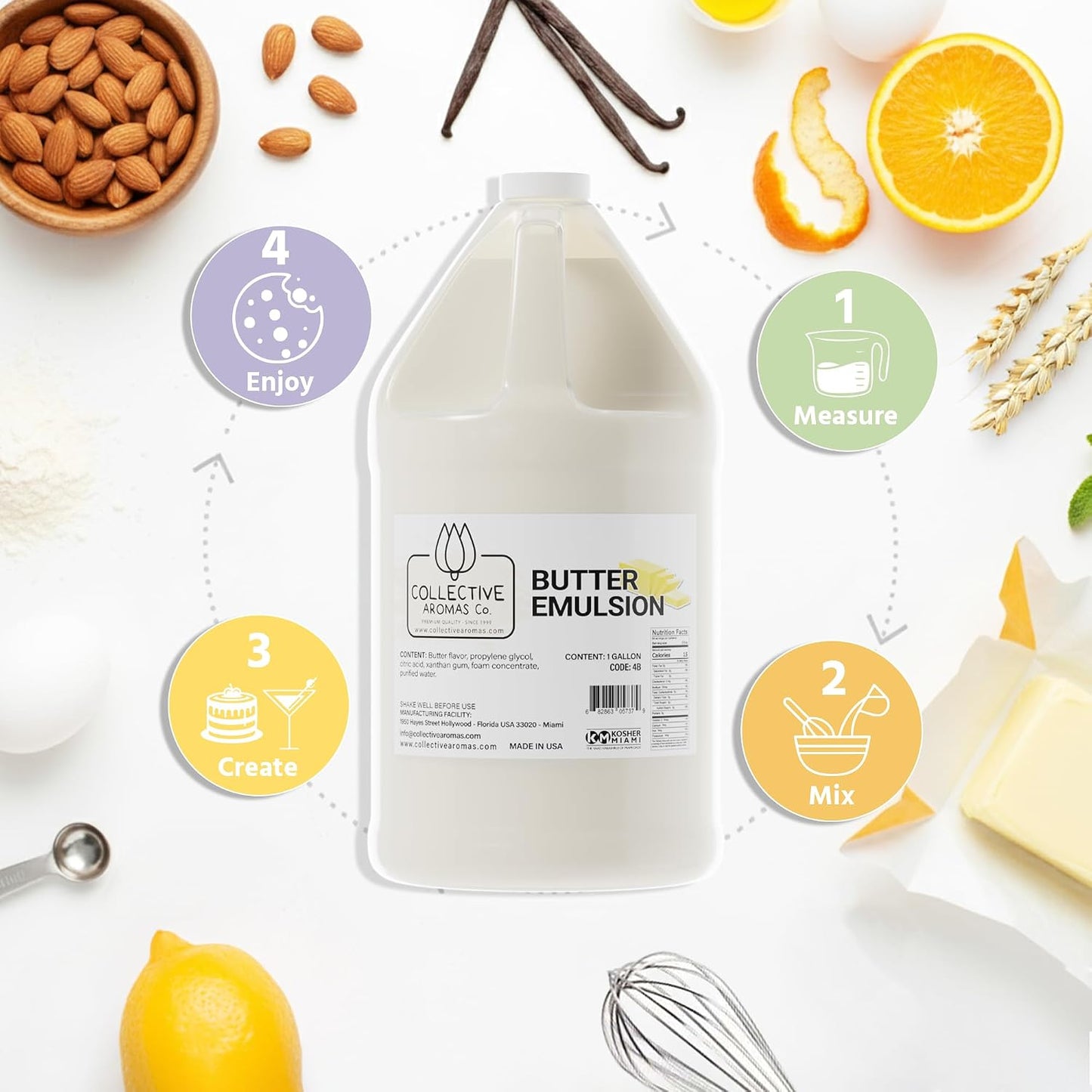 Butter Emulsion for Baking – 1 Gallon