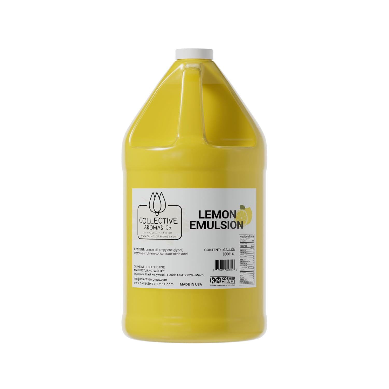 Lemon Emulsion for Baking – 1 Gallon