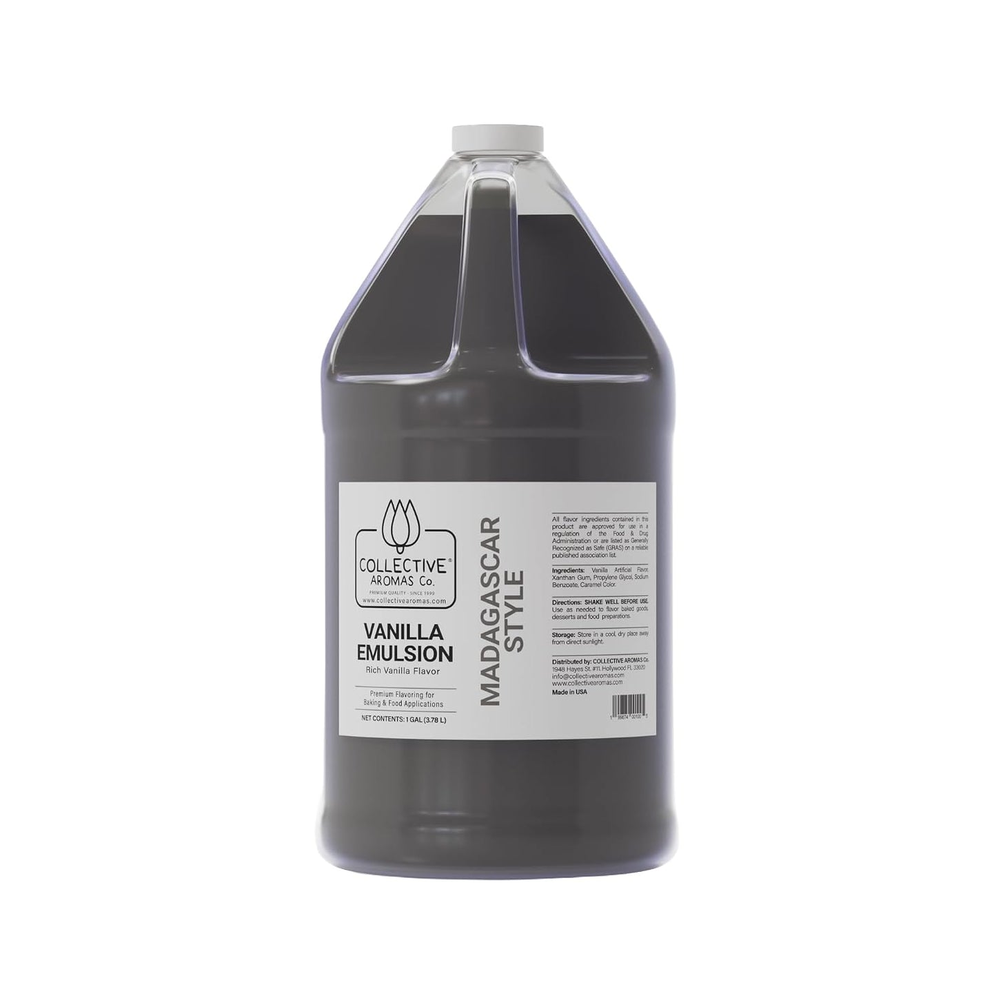 Madagascar Style Vanilla Emulsion for Baking – 1 Gallon
