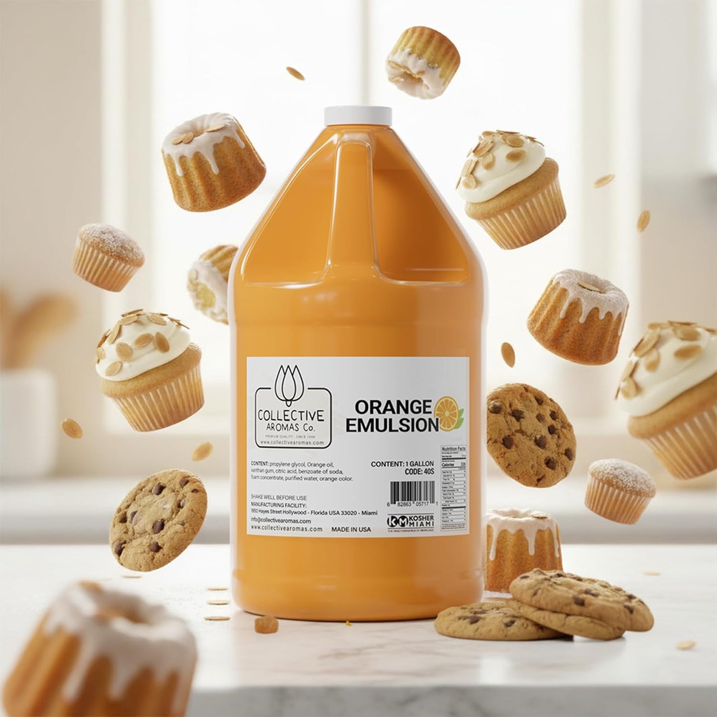 Orange Emulsion for Baking -  1 Gallon