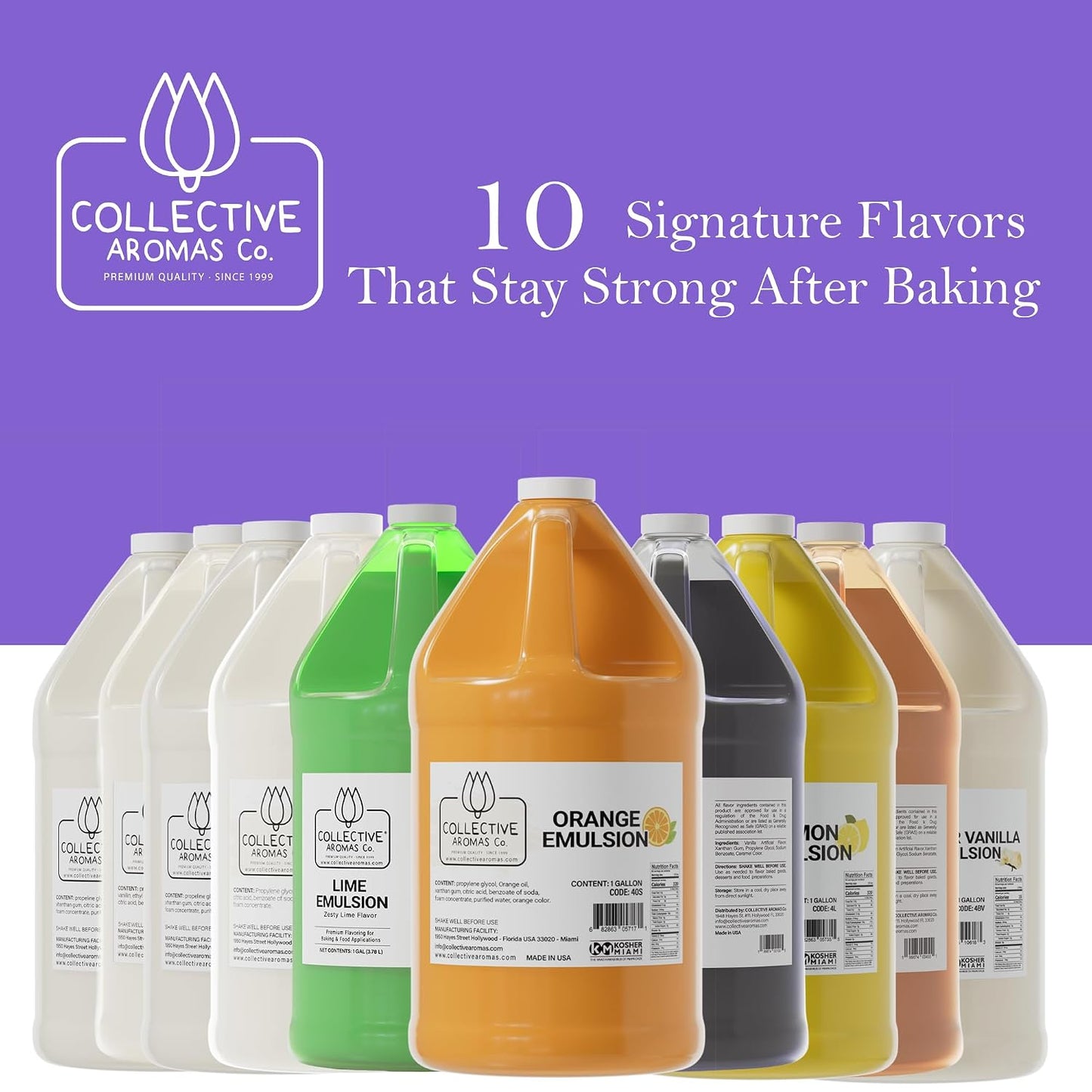 Orange Emulsion for Baking -  1 Gallon