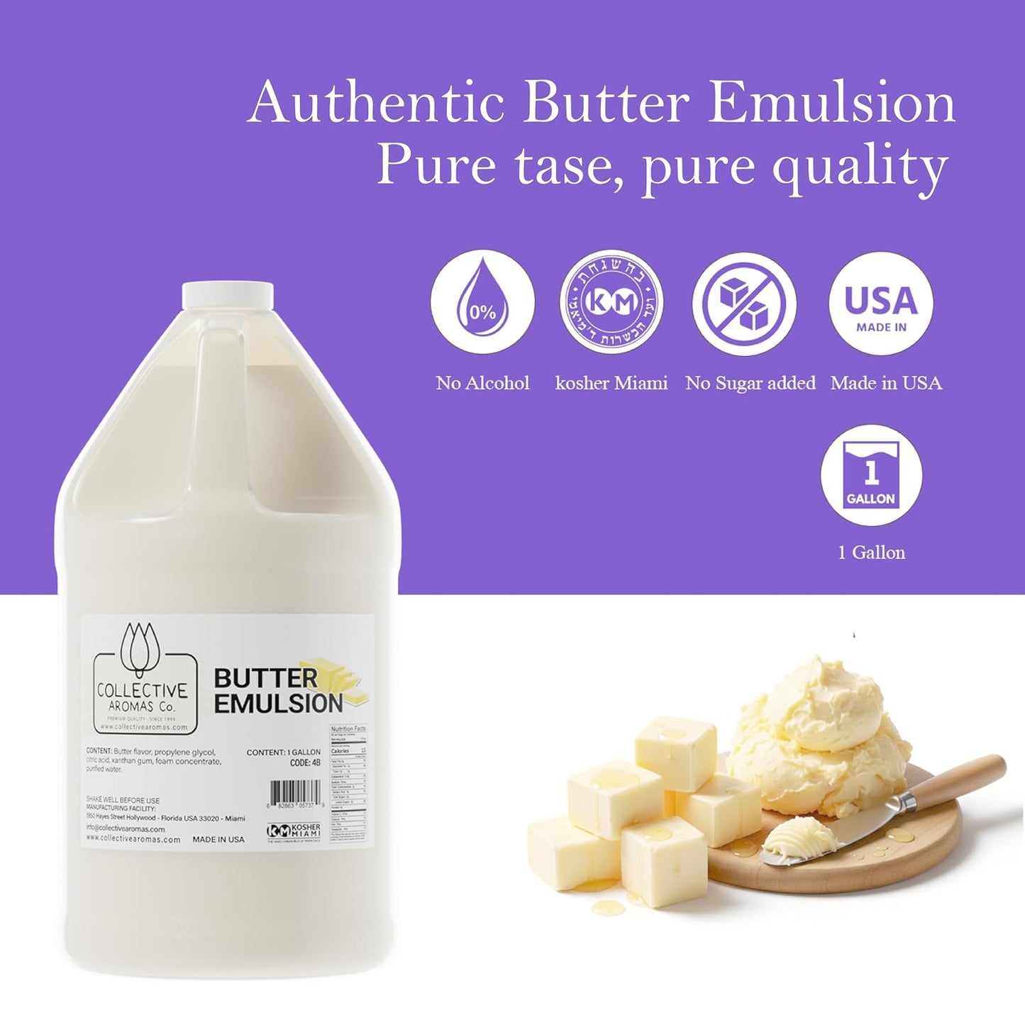 Butter Emulsion for Baking – 1 Gallon