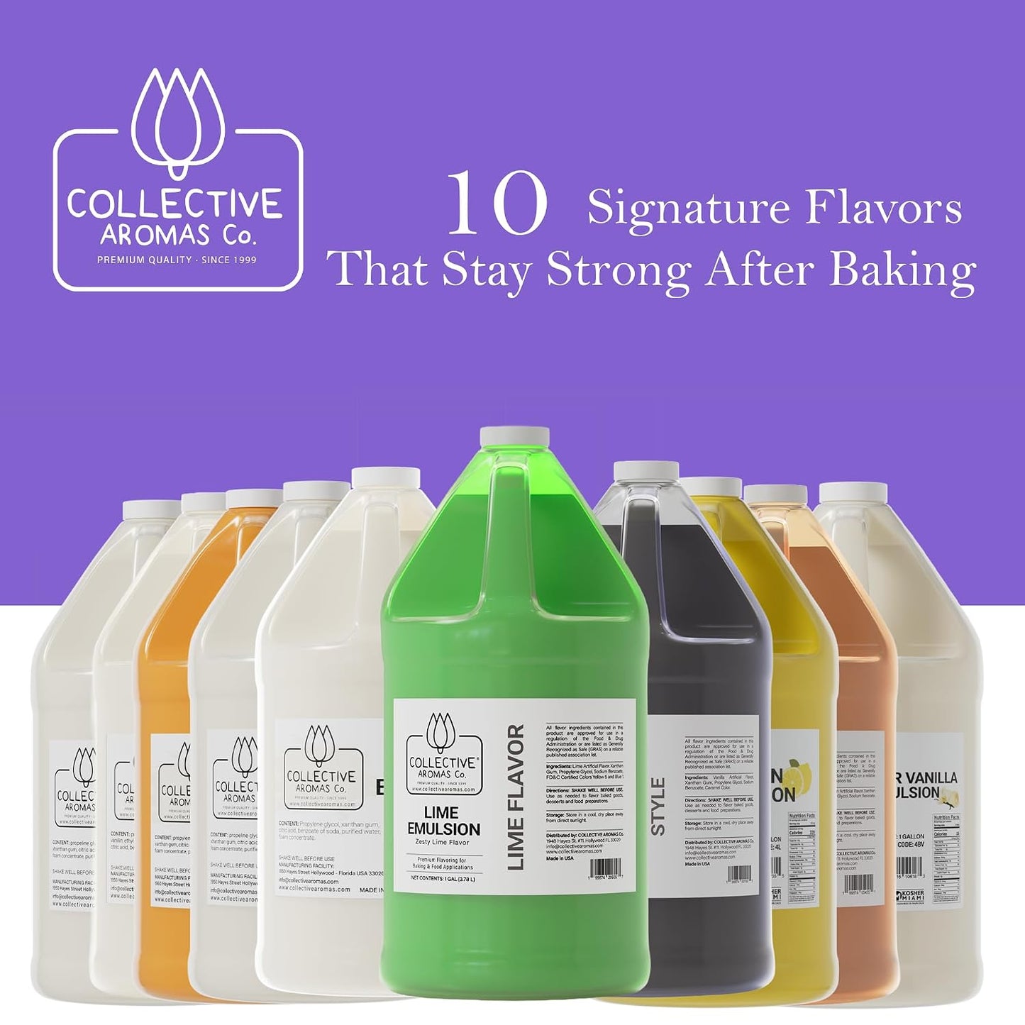 Lime Emulsion for Baking - 1 Gallon