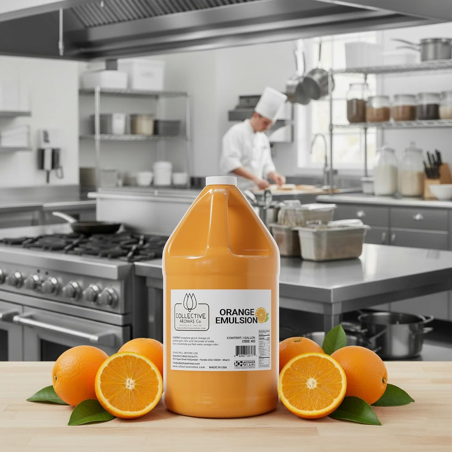 Orange Emulsion for Baking -  1 Gallon