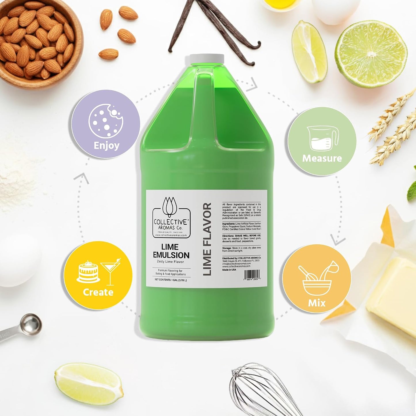 Lime Emulsion for Baking - 1 Gallon