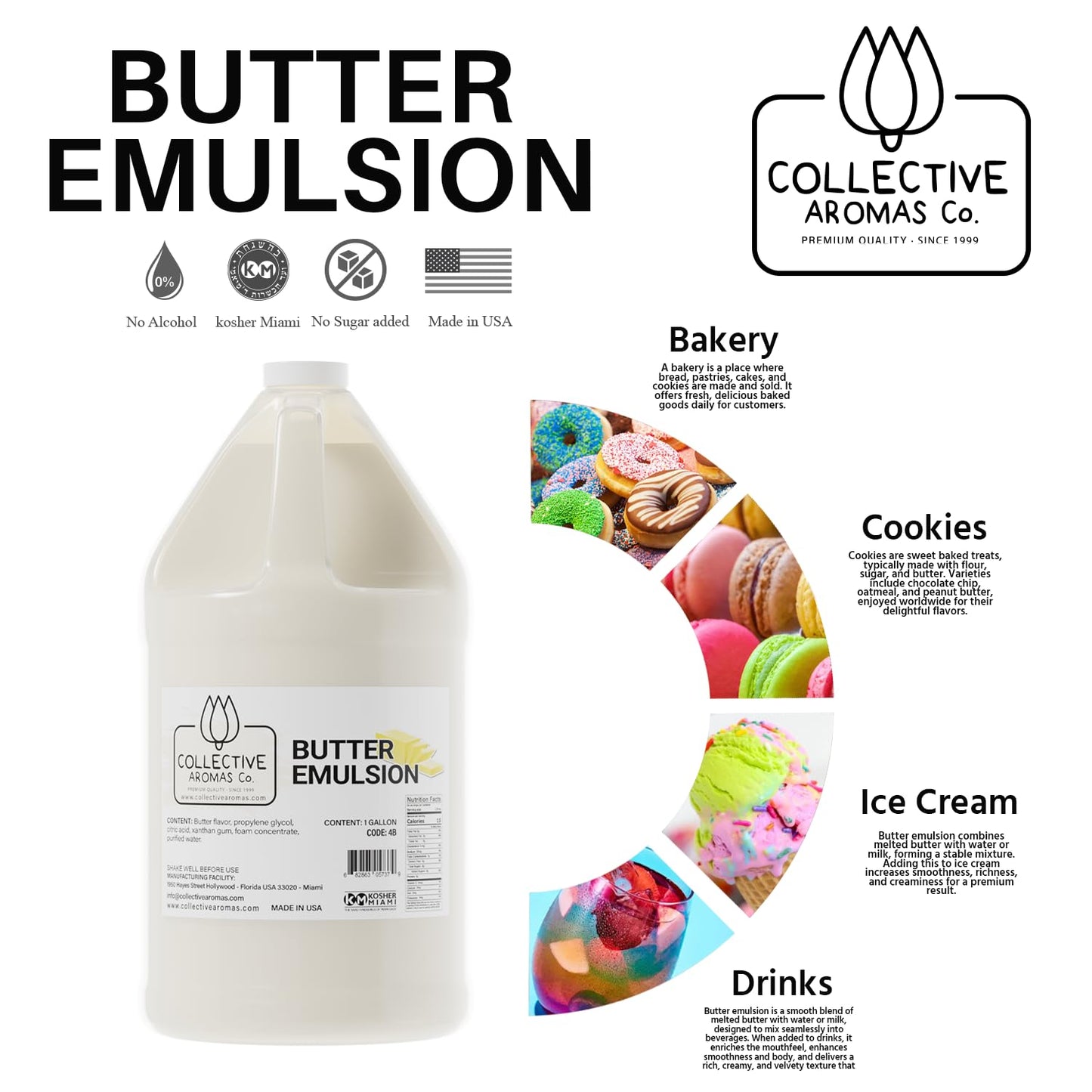 Butter Emulsion for Baking – 1 Gallon