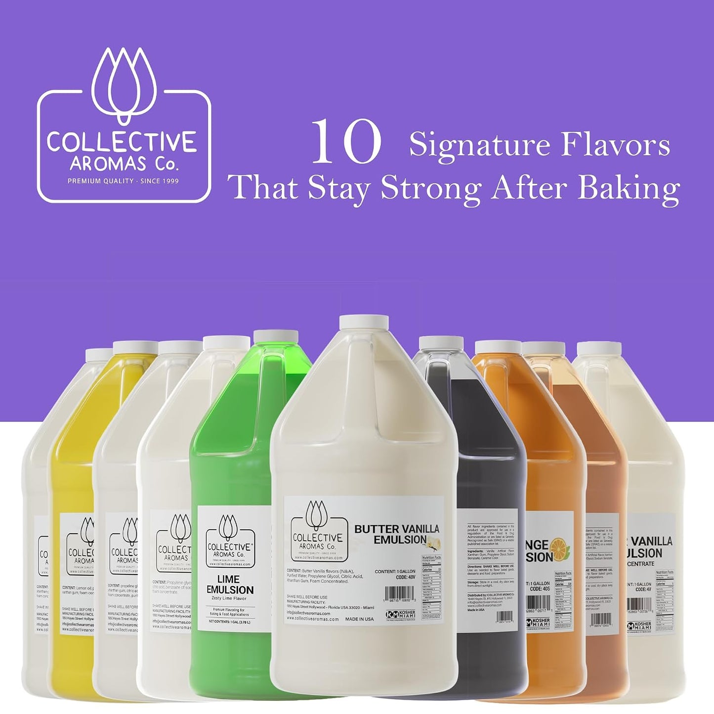Butter Vanilla Emulsion for Baking – 1 Gallon